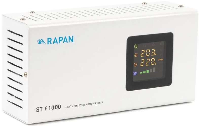 Стабилизатор напряжения БАСТИОН Rapan ST-1000 белый [8900]